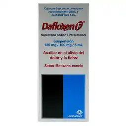 Farmacias YZA Dafloxen F Manzana Canela 100 ML Suspensión oferta