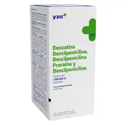 Farmacias YZA Yza Benzatina, bencilpenicilina, procaina y bencilpenicilina 1.2Mui/3Ml 1 Amp oferta