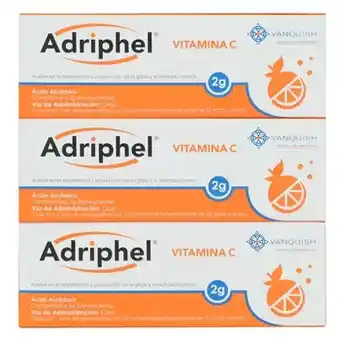 Costco Adriphel Vitamina C 2g 3 Tubos de 10 Comprimidos c/u . Laboratorio Vanquish. oferta