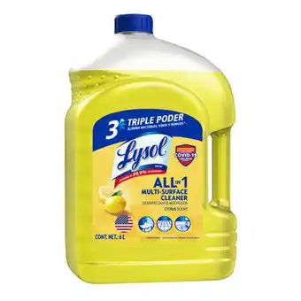 Costco Lysol Triple Poder Desinfectante Multiusos con Aroma Cítricos 6 l oferta