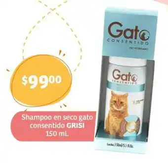 Soriana Híper Shampoo en seco gato consentido GRISI 150 ml. oferta