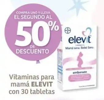 Vitaminas para mamá ELEVIT con 30 tabletas