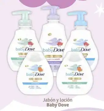 Soriana Híper Jabón y Loción Baby Dove oferta