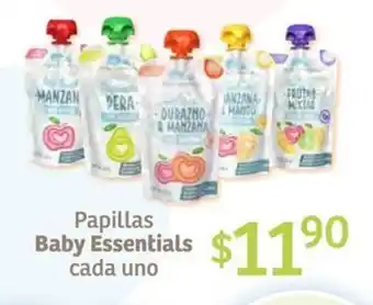 Soriana Híper Papillas Baby Essentials cada uno oferta