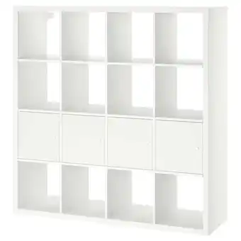 IKEA Kallax Estante con 4 separaciones, blanco, 147x147 cm oferta