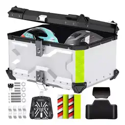 Mercado Libre Caja Para Moto Top Case Maletero Aluminio 65l Motocicleta oferta
