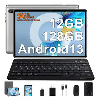 Mercado Libre Tablet FACETEL Q6 10.1 Android 13 Plateada 12gb Ram+128gb Rom (1tb Tf) 5g Wifi HD IPS Bluetooth 5.0 oferta
