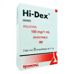 Farmacias YZA Hi-Dex 100Mg 3 Amp X 1Ml oferta