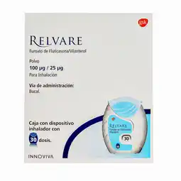 Farmacias YZA Relvare Polvo 100Mcg/25Mcg 30 Dosis oferta