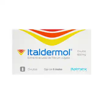Farmacias YZA Italdermol 600Mg/740Mg 6 Óvulos oferta