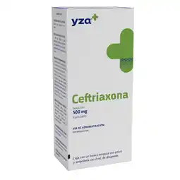 Farmacias YZA Yza Ceftriaxona Solución Inyect 1G 3.5Ml oferta