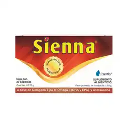 Farmacias YZA Sienna Colageno Suplemento Alim 30 Caps oferta