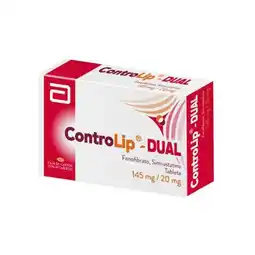Farmacias YZA Controlip Dual 145Mg/20Mg 30 Tabs oferta