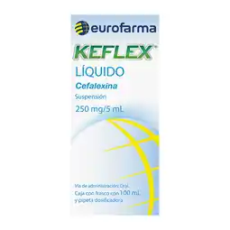 Farmacias YZA Keflex Liquido C/Pipeta 250Mg 100Ml oferta