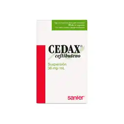 Farmacias YZA Cedax Suspension 36Mg 30Ml oferta