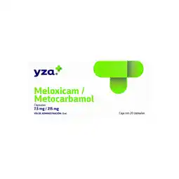 Farmacias YZA Yza Meloxicam/Metocarbamol 7.5Mg/215Mg 20 Tabs oferta