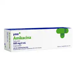 Farmacias YZA Yza Amikacina Solución I 500Mg/2Ml 1 Amp oferta