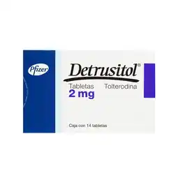 Farmacias YZA Detrusitol 2 Mg Tab 14 N oferta