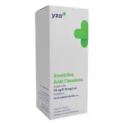 Farmacias YZA Yza Amoxicilina, Acido clavulanico 125Mg/31.25Mg 5Ml oferta