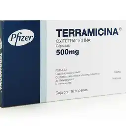 Farmacias YZA Terramicina 500Mg 16 Caps oferta