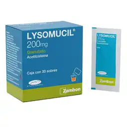Farmacias YZA Lysomucil Polvo Efervesente 200Mg 30 Sbs oferta