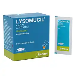 Farmacias YZA Lysomucil Polvo Efervesente 200Mg 30 Sbs oferta