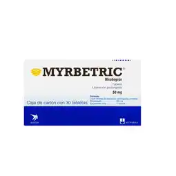 Farmacias YZA Myrbetric 50Mg 30 Tabs oferta