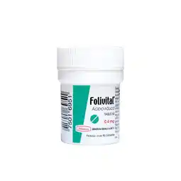 Farmacias YZA Folivital Acido Folico 0.4Mg 90 Tabs oferta