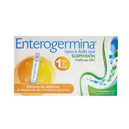 Farmacias YZA Enterogermina Oral 4 Billones 10 Ampolletas de 5mL oferta