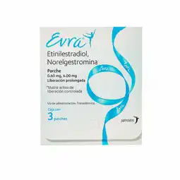 Farmacias YZA Evra 6Mg/600Mcg 3 Prchs oferta