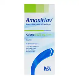 Farmacias YZA Amoxiclav Suspension Pediatri 125Mg 60Ml oferta