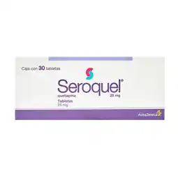 Farmacias YZA Seroquel T 25Mg 30 Tabs oferta