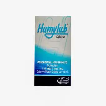 Farmacias YZA Humylub Ofteno Solución G 1.8Mg/1Mg 15Ml oferta