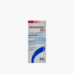 Farmacias YZA Amoxiclav Bid Suspension Oral 200Mg 70Ml oferta