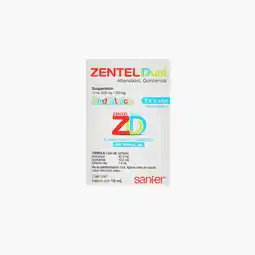 Farmacias YZA Zentel Dual Suspension 400Mg/100Mg 10Ml oferta