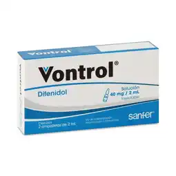 Farmacias YZA Vontrol Solucion Inyect 40Mg 2 Amp X 2Ml oferta
