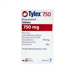 Farmacias YZA Tylex 750Mg 20 Tabs oferta