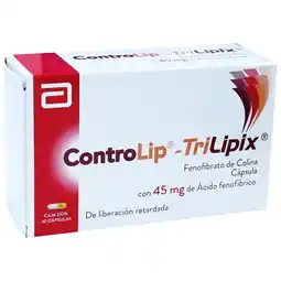 Farmacias YZA Controlip Triplix 45Mg 30 Tabs oferta