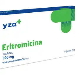 Farmacias YZA Yza Eritromicina 500Mg 20 Tabs oferta