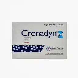 Farmacias YZA Cronadyn 15Mg 14 Tabs oferta