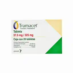 Farmacias YZA Tramacet 37.5Mg/325Mg 20 Tabs oferta
