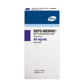Farmacias YZA Depo-Medrol Suspension Inyecta 40Mg/1Ml oferta