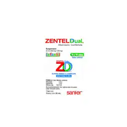 Farmacias YZA Zentel Dual Suspension 400Mg/200Mg 20Ml oferta