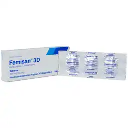 Farmacias YZA Femisan 3D Vaginal 800Mg/100Mg 3 Tabs oferta