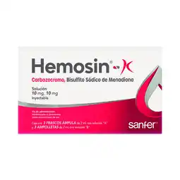 Farmacias YZA Hemosin K Im Frasco Ampula 5Ml oferta