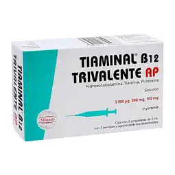Farmacias YZA Tiaminal B12 Trivalente Ap 3 Amp oferta