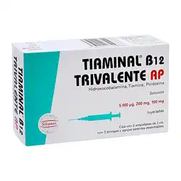 Farmacias YZA Tiaminal B12 Trivalente Ap 3 Amp oferta