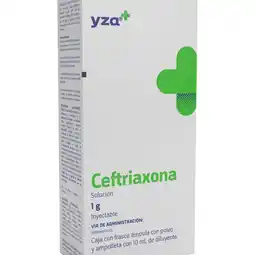 Farmacias YZA Yza Ceftriaxona Iv Amp Y Dil 1G 10Ml oferta
