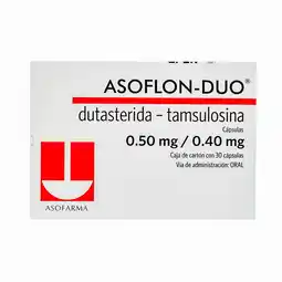 Farmacias YZA Asoflon Duo 0.5Mg/0.4Mg 30 Caps oferta