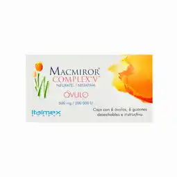 Farmacias YZA Macmiror Complex V 500Mg 6 Óvulos oferta